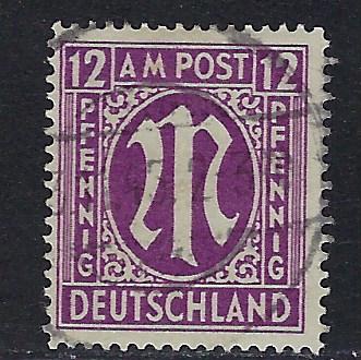 Germany AM Post Scott # 3N8b, used
