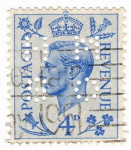 (I.B) George VI Commercial Perfin : HM Stationery Office