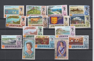 Jersey 1969 Definitive set 15values set Fine used