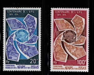 Afars and Issas Scott 374-375 MNH** UPU stamp set