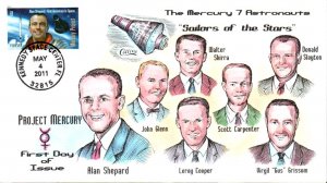 #4527 Mercury Project Collins FDC