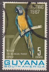 Guyana 33 Hinged 1967 Macaw Parrot