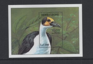 Sierra Leone #1740  (1994 WWF Birds sheet) VFMNH CV $7.50