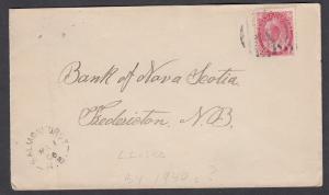 NEW BRUNSWICK SPLIT RING TOWN CANCEL COVER SALMONHURST