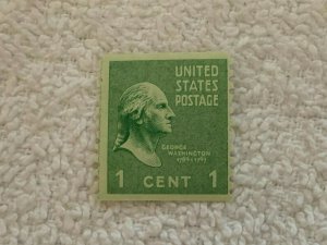 Scott 839- MNH, Coil- 1c George Washington- Presidential Prexie Series- 1938