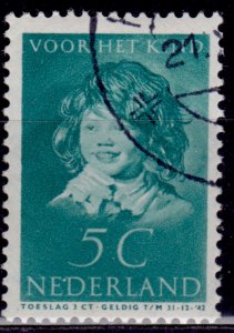 Netherlands,, 1937, Child Care, 5+3c, sc#B101, used