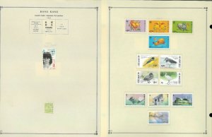 Hong Kong 1863-1997 MNH, LH & U Hinged & in Mounts on Scott International Pgs.