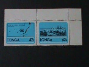 ​TONGA-1981-SC#499-500-175TH ANNIV: CAPTURE OF PORTAU PRINCE-MNH- PAIR-VF