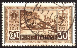 1931, Italy 30c, Used, Sc 260