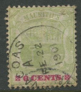 STAMP STATION PERTH Mauritius #103 Coat of Arms Definitive Wmk 2 Used CV$6.00