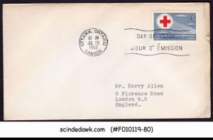 CANADA - 1952 RED CROSS CONFERENCE - FDC