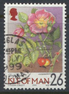 Isle of Man    SC# 800  Flowers 1999  Used    see scan