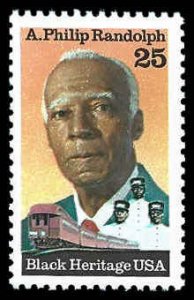 PCBstamps   US #2402 25c A.P. Randolph, Black Heritage, MNH, (21)