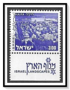 Israel #474 Landscapes Tab MNH