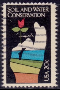 United States,  1984, Soil and Water, 20c, sc#2074, used*