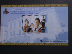 ​KOREA-2000 SC#2043  NOBEL PRICE WINNER-PRES.KIM DAE-JUNG: MNH S/S-VERY FINE