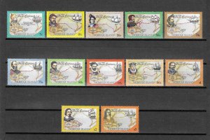 NORFOLK ISLAND 1994 SG 562/74 MNH Cat £25