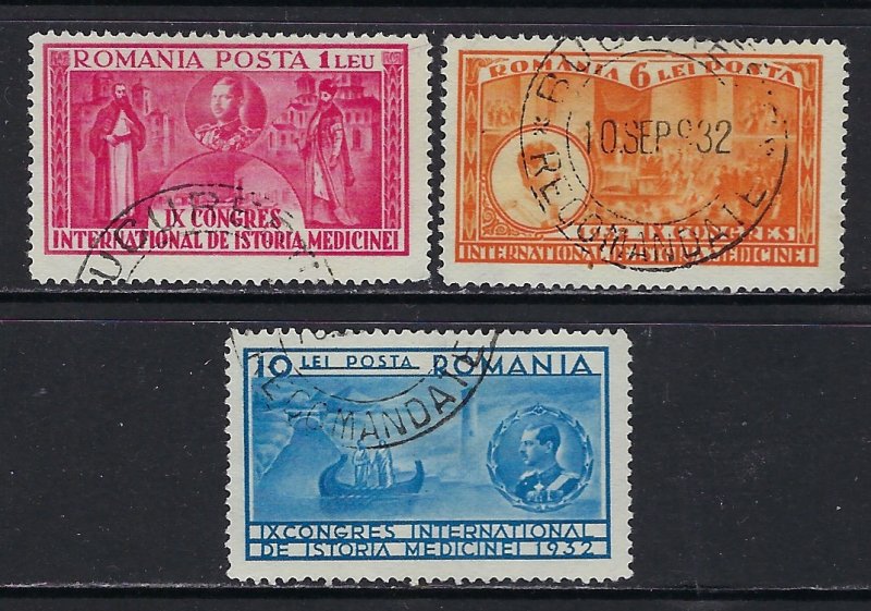 Romania Scott 417-419 Used