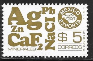 Mexico 1120a: 5p Minerals, used, VF