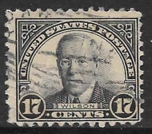 USA 697: 17c Wilson, used, F-VF