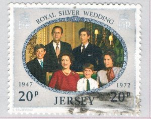 Jersey 76 Used Silver Wedding Issue 1 1972 (BP65022)