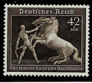 Germany 1939 Sc.#B144 MNH,  Man holding Rearing Horse