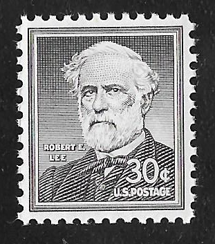 1049 30 cents 1957 Robert E. Lee Stamp Mint OG NH EGRADED XF 91