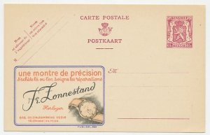 Publibel - Postal stationery Belgium 1946 Watch