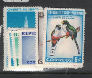 Dominican Republic Birds SC 598-60, C135-6 MOG (4fef) 