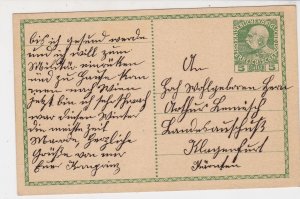 Austria 1913 Stamps Card ref 22129