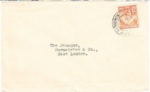 NORTHERN RHODESIA cover postmarked Kitwe,  to England