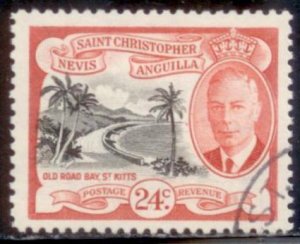 St Kitts  Nevis 1952 SC# 114 Used E170