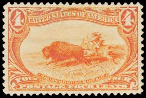 U.S. TRANS-MISS. ISSUE 287  Mint (ID # 117745)