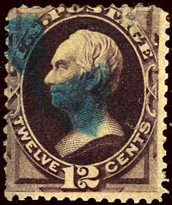 U.S. #162 Used Fine Blue Cancel