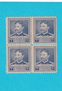877 MNH OG BLOCK OF FOUR
