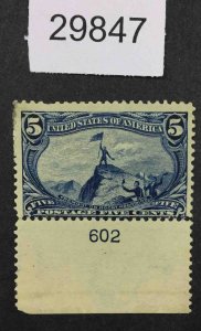 US STAMPS  #288 MINT OG H LOT #29847