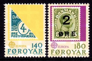 Faroe Islands 1979 EUROPA Complete Mint MNH Set SC 43-44