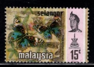 Malaysia - Selangor  #133 Butterfly Type - Used