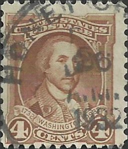 # 709 Used Light Brown Washington Bicentennial