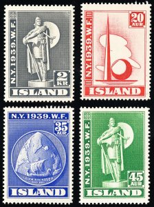 Iceland Stamps # 213-16 MNH VF Scott Value $140.00