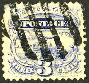 U.S. #114 USED CORNER THIN