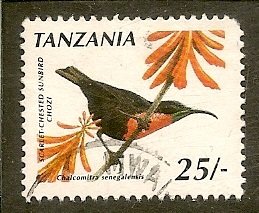 Tanzania   Scott 611   Bird  Used