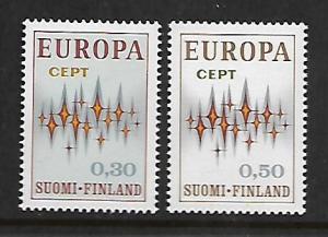 FINLAND, 512-513, MNH, EUROPA