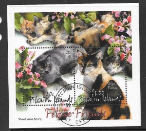 PITCAIRN ISLANDS SGMS622 2002 CATS FINE USED