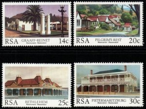 SOUTH AFRICA SG600/3 1986 RESTORATION OF HISTORIC BUILDINGS MNH