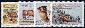 NAMIBIA - 1993 - Simmenthaler Cattle - Perf 4v Set - Mint Light Hinged