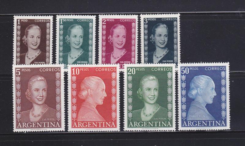 Argentina 611-618 Set MNH Eva Peron, First Lady Of Argentina