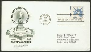 #1599 16c Liberty Head, Artmaster FDC **ANY 4=FREE SHIPPING**