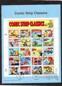 3000 Comic Strip Classics, FDC sheet/20