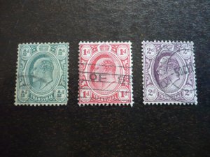 Stamps - Transvaal - Scott# 281-283 - Used Part Set of 3 Stamps